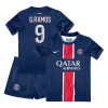 Maglia ufficiale Paris Saint Germain Goncalo Ramos 9 Casa 2024-25 per Bambino